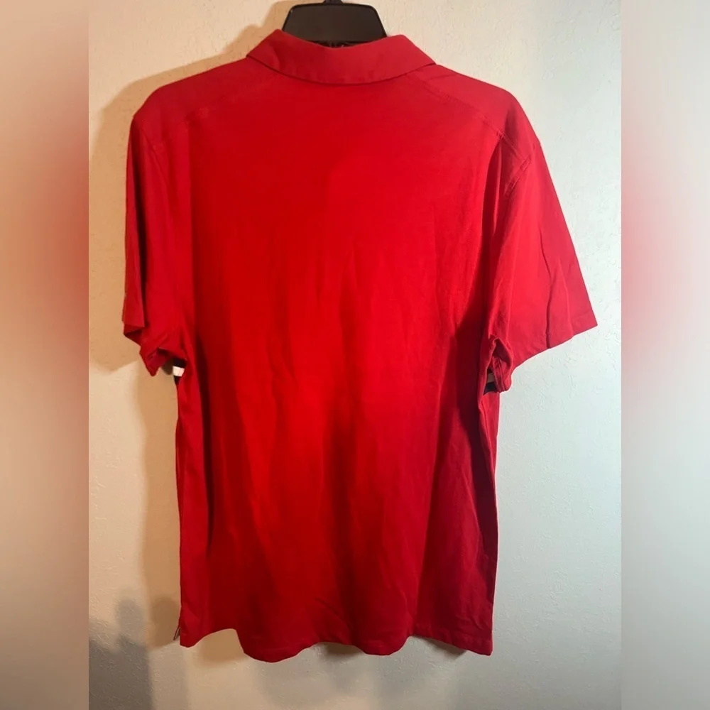 Men’s Nike Dri-Fit Red Short Sleeve Polo Size L